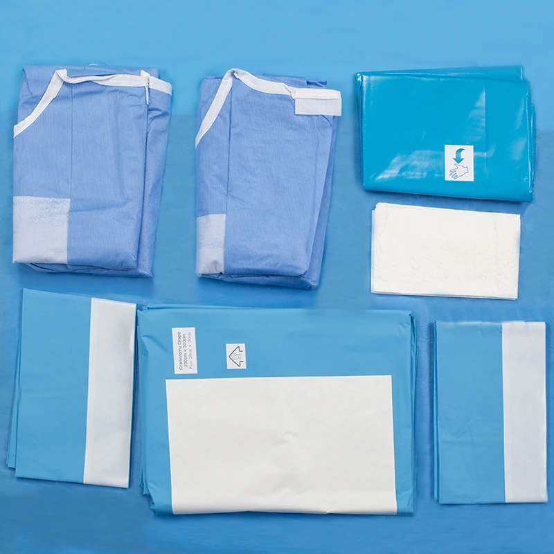 CE ISO Surgical Drape disposable customized drape pack   Approved Single Operation
