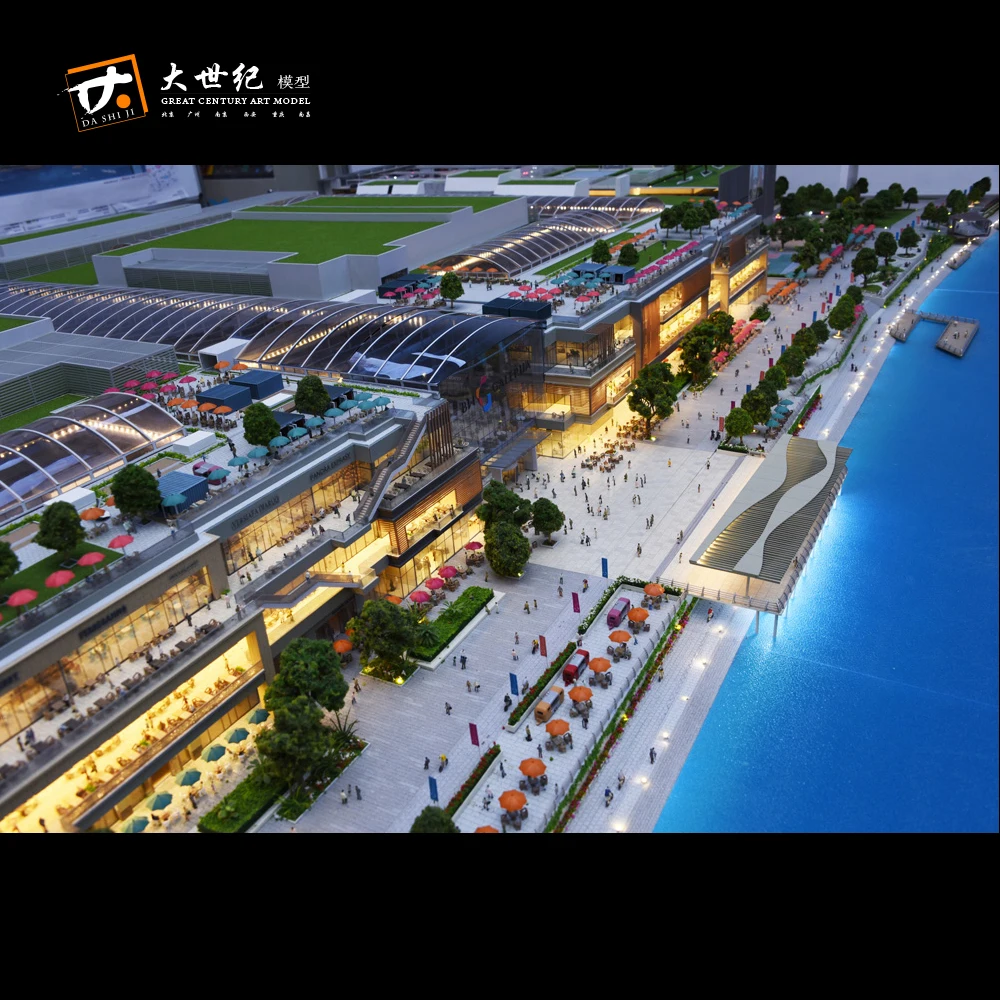 
Scale lighting architectural models with lifting system 