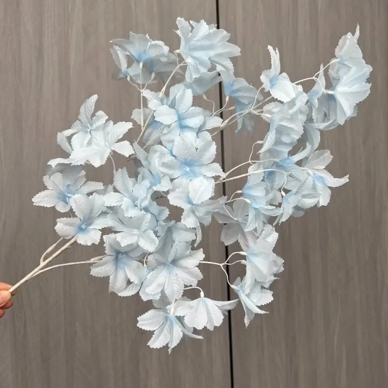 DKB Artificial High Quality Colorful Edelweiss flower Wedding Decoration Single Stem Flower For Home Event Decor Party