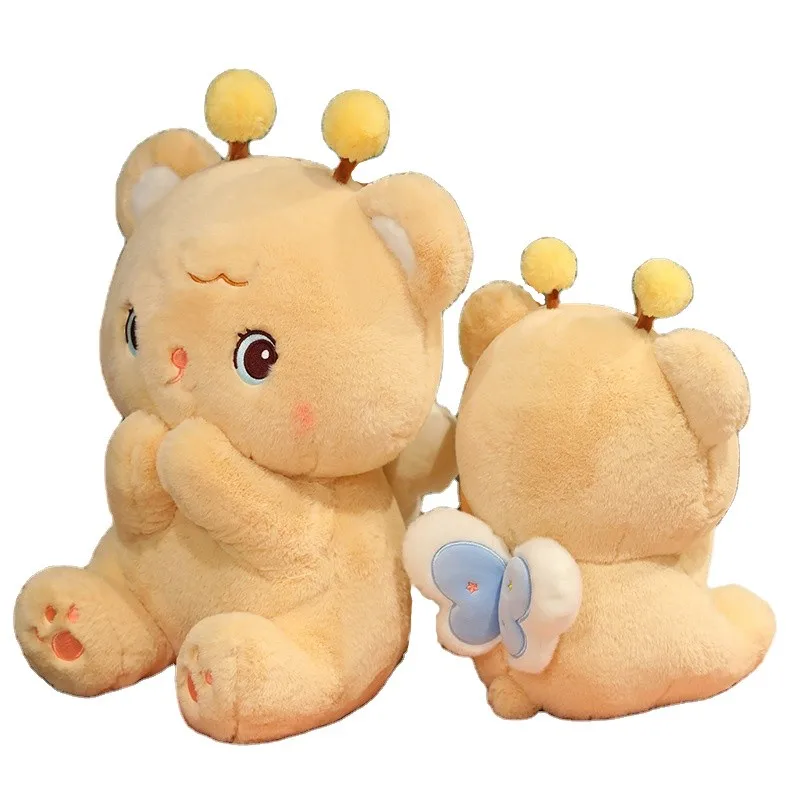 Innovative design Sunshine bee bear plush toy transformed teddy bear stuffed toys for kids