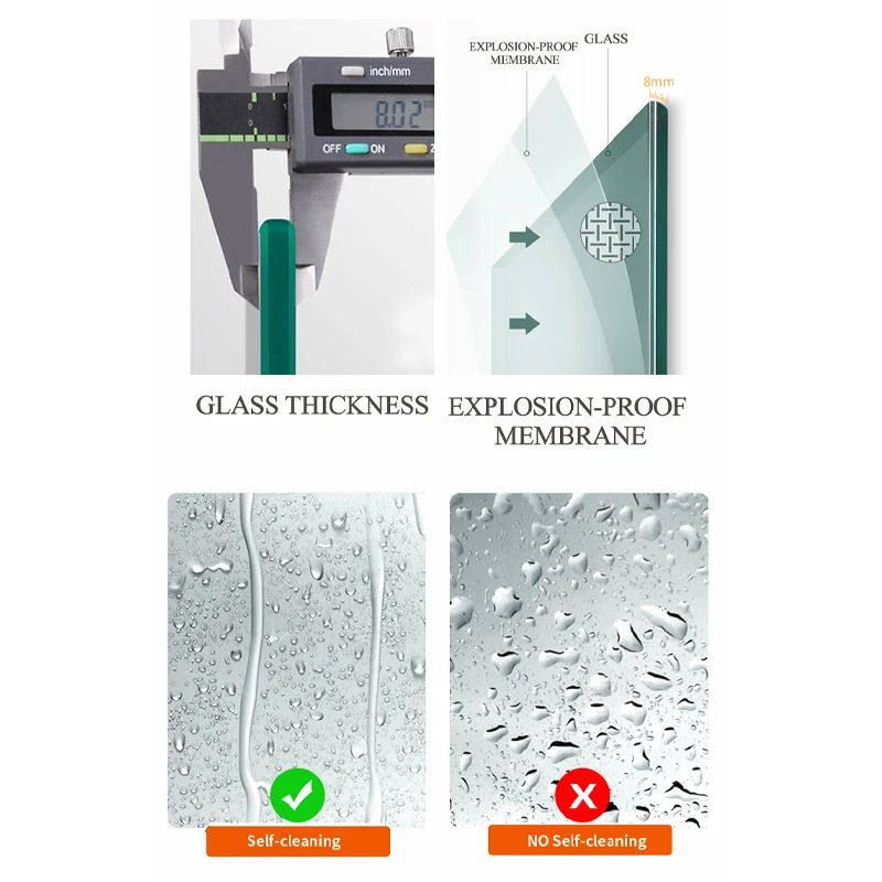 Factory Direct Sale Hotel Bathroom Shower Doors