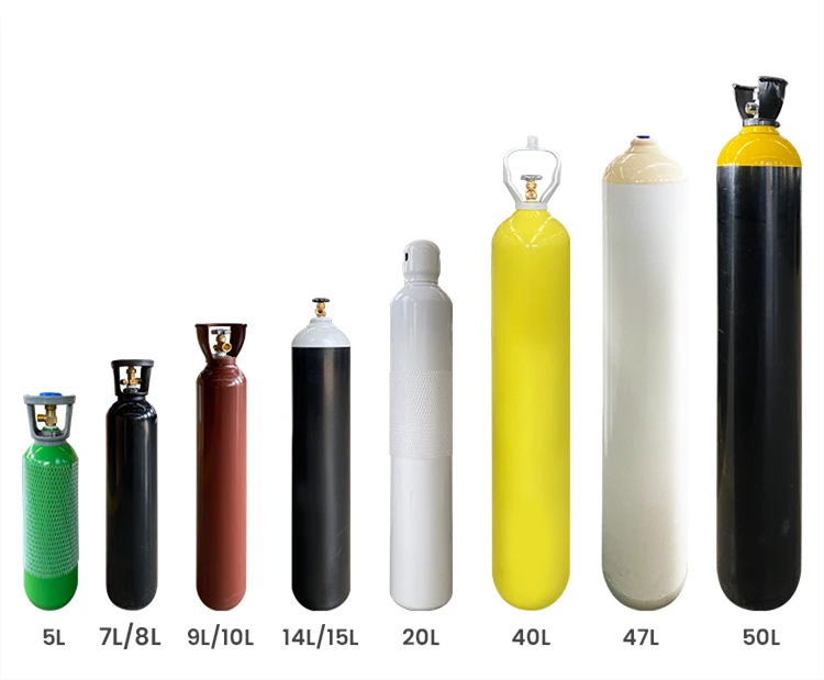 Free samples 40L oxygen cylinder empty gas cylinder price