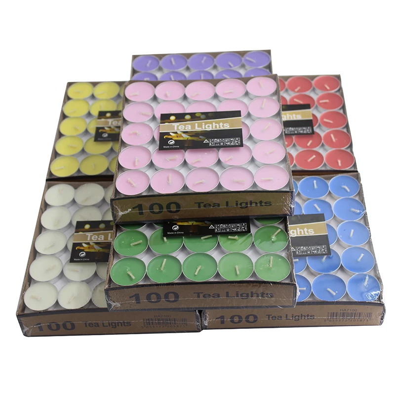 6g Hot-selling Custom Available Fashionable More Popular Small Paraffin Wax 2 Hours Tea Lights For Date Party Home Use