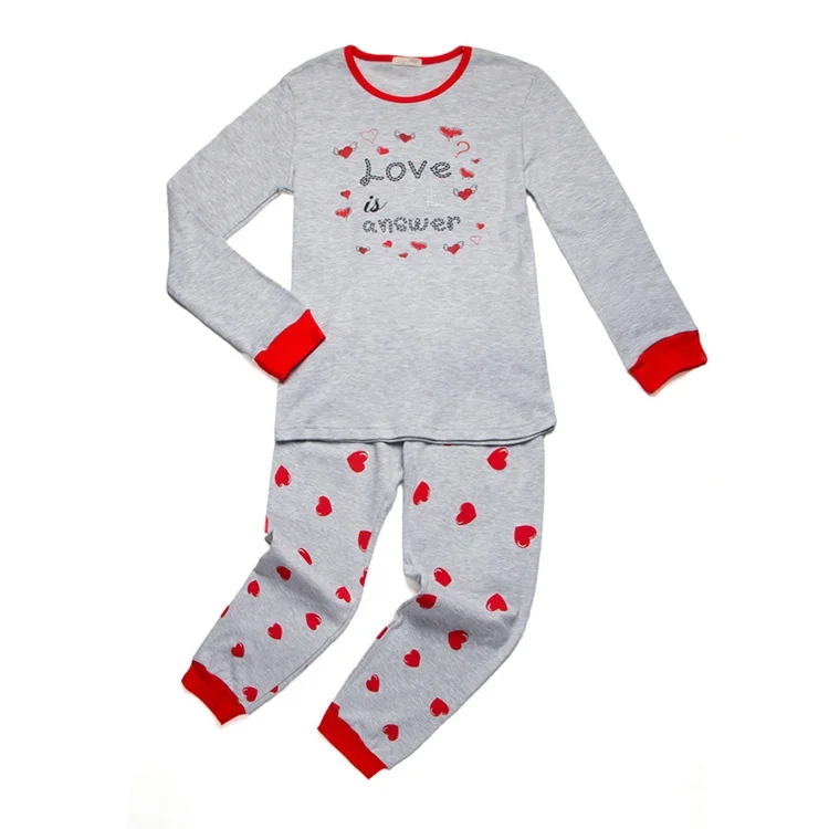 Оптовая продажа, Хлопковая пижама из двух предметов, Детские пижамные комплекты, одежда для сна для маленьких девочек, детские пижамы