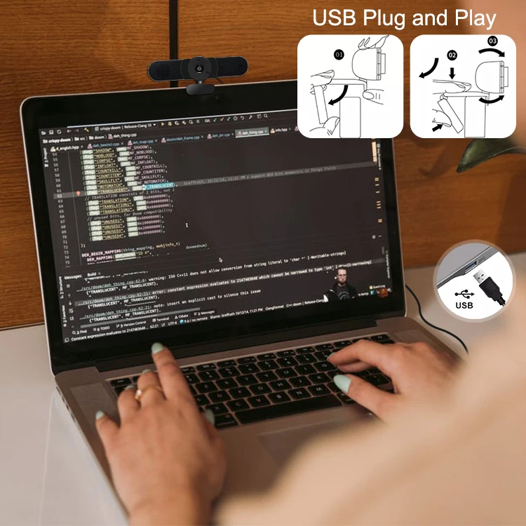 BESTECH Conference Camera 3 in 1 USB  Room Auto Focus Camera