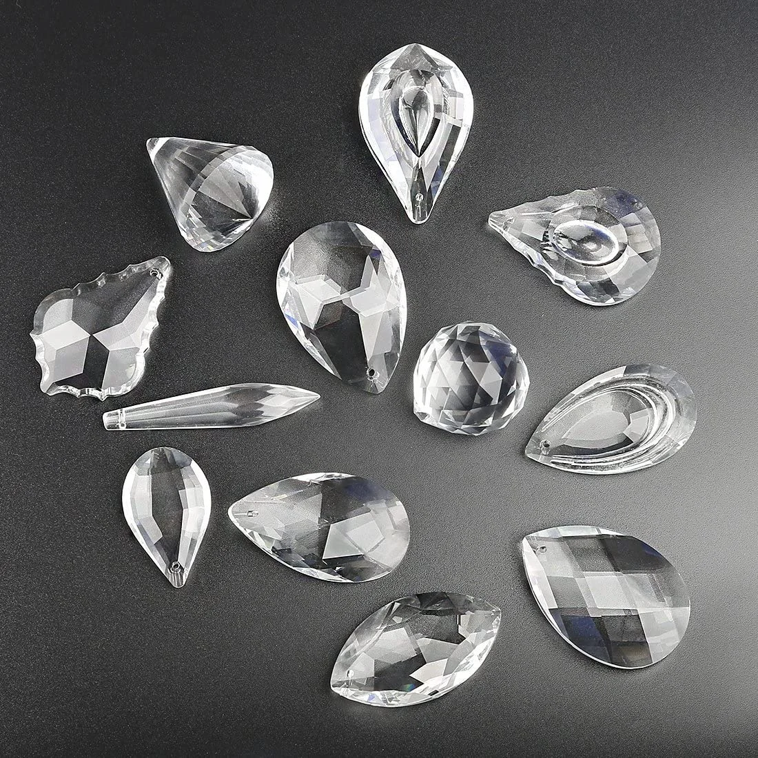 Clear Diamond Crystal Acrylic Gemstone Wedding Table Scattering Gemstone Christmas Party Decoration Bridal Vase Filler