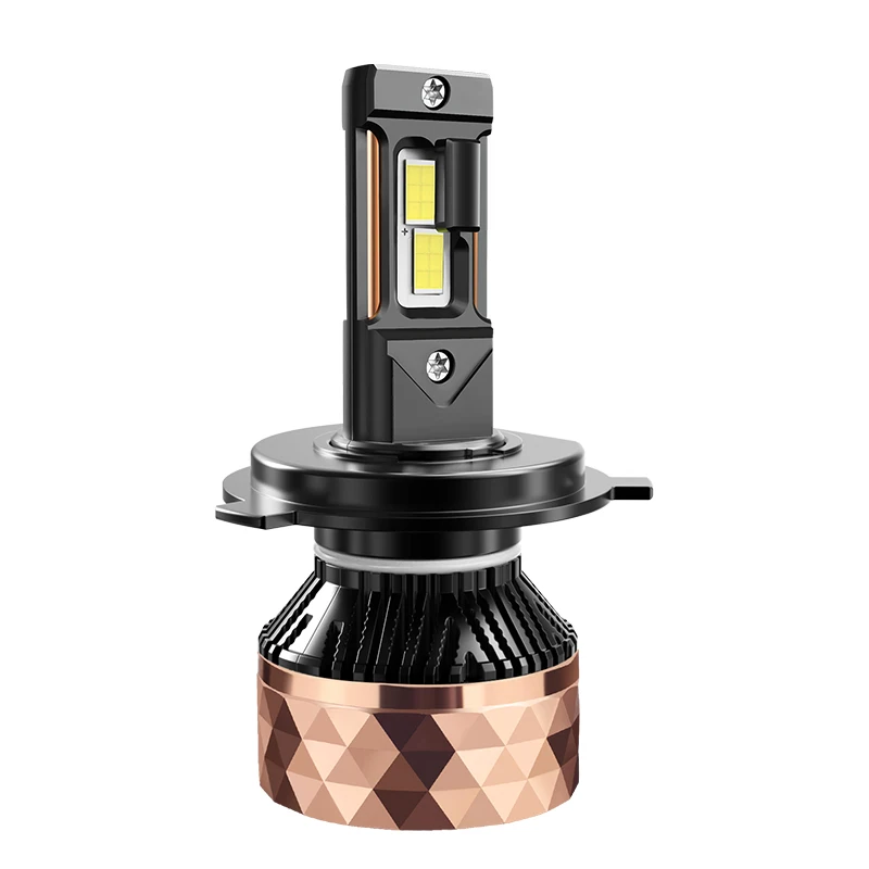 2023 новые светодиодные фары Canbus розового золота 12В 24В 4575 CSP H11 H7 H4 250 Вт 45000LM EMC Проводные Автомобильные светодиодные фары в комплекте для автомобилей