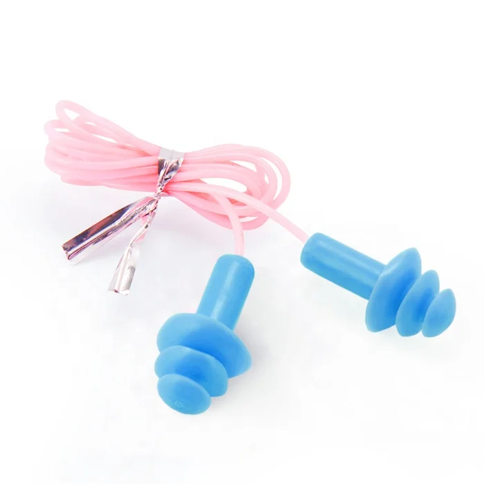 Hot Sale Reusable Silicone Earplugs for Shooting,Swimming and Construction
