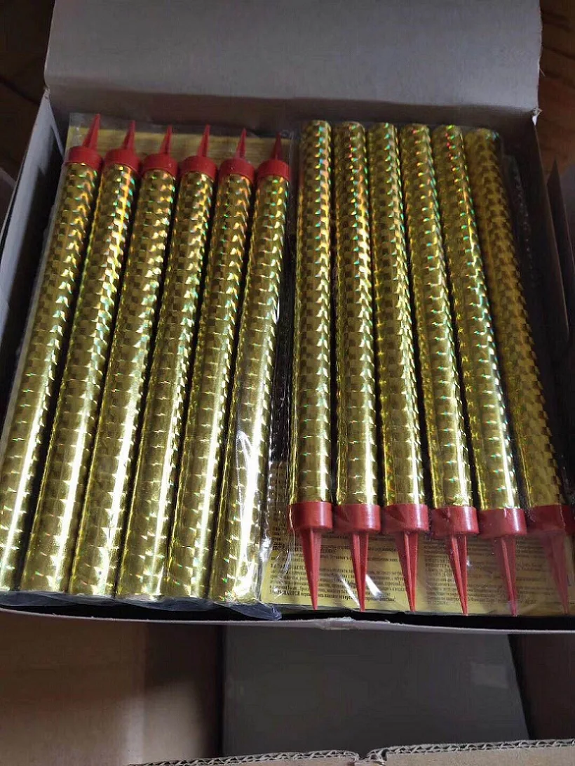 Cheap candle sparkler fireworks ice fountain