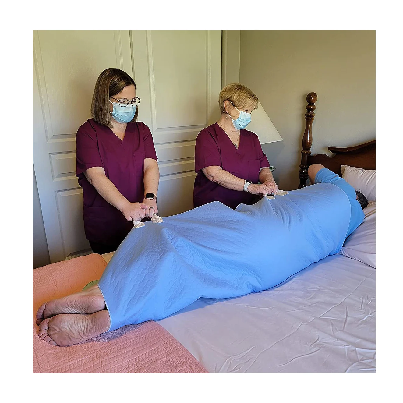 YK OEM Washable Reusable Underpad Positioning Waterproof Bed Pad Incontinence Bed Pads For Elderly