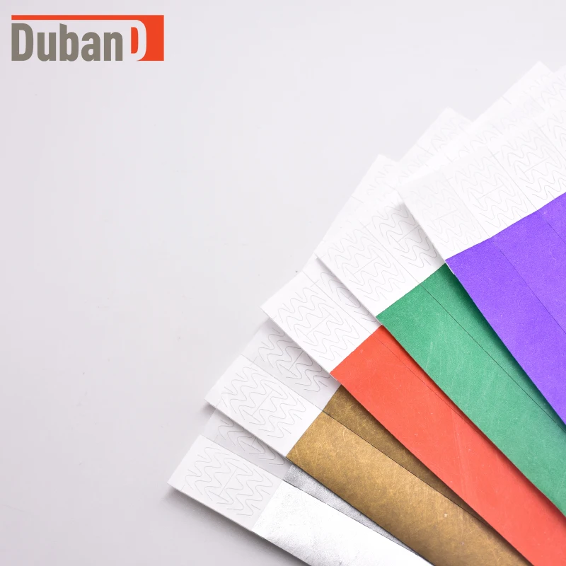 Disposable Tyvek Paper Wristbands for Asusement Park and Other Theme Parks Which are Waterproof and Accurate Identification