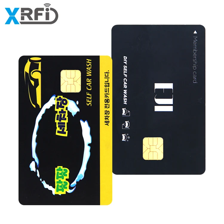 Hot Sell Contact Ic Card Sle4442 Rfid Chip Blank Card For Payment
