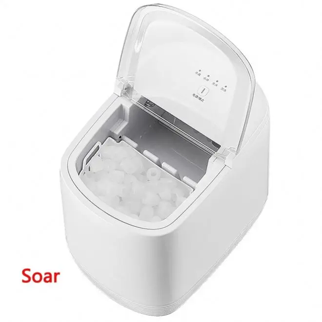 12Kg Home Compact Design Portable Mini Cube Ice Cream Making Machine Maker