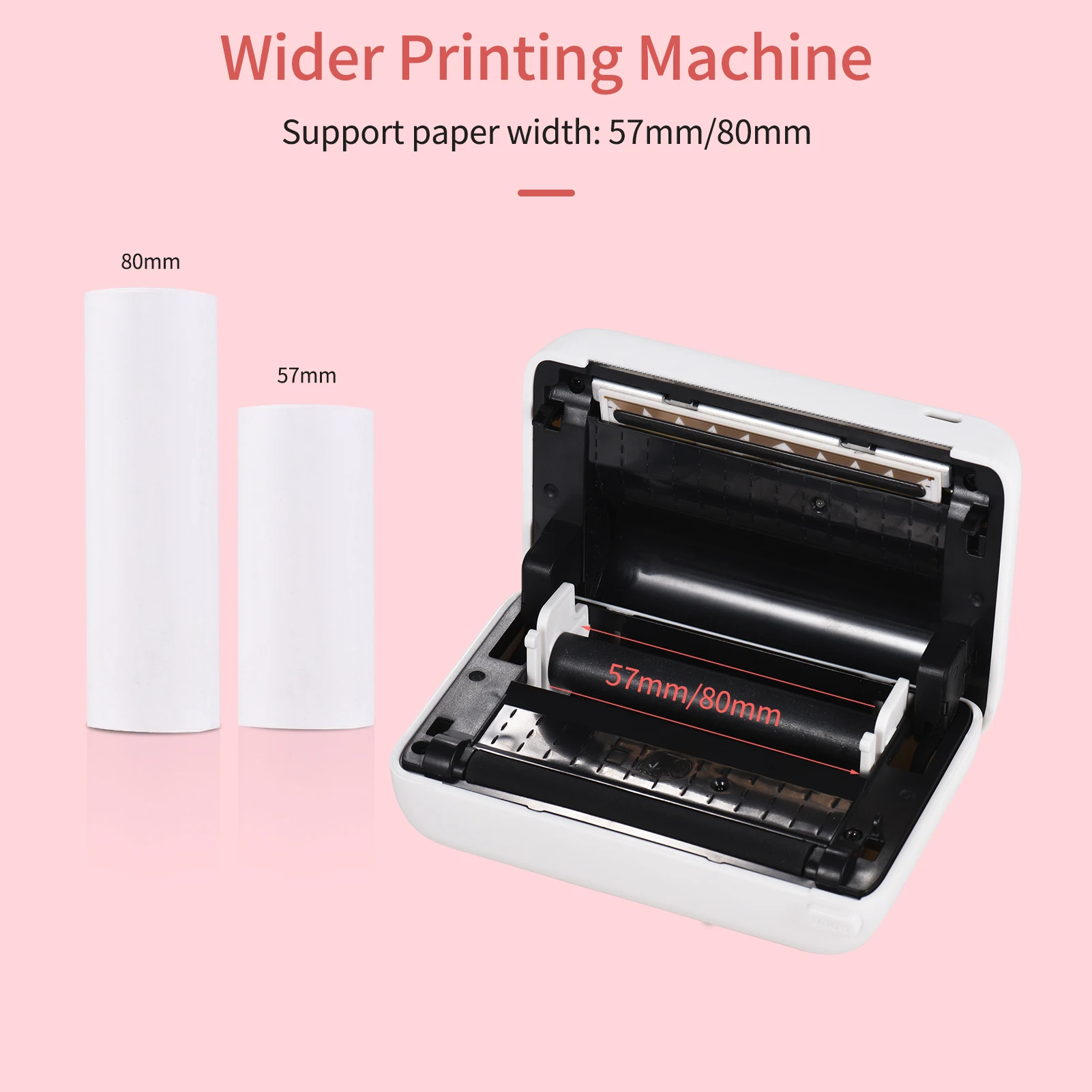 3 inch Cheap Wireless Portable Thermal Photo Camera Printer Mini Print Receipt Phone Pocket Machine For Mobile Android IOS