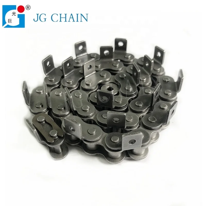Factory direct sales Steel K conveyor roller chain din 08B-1 transmission chain with attachment
