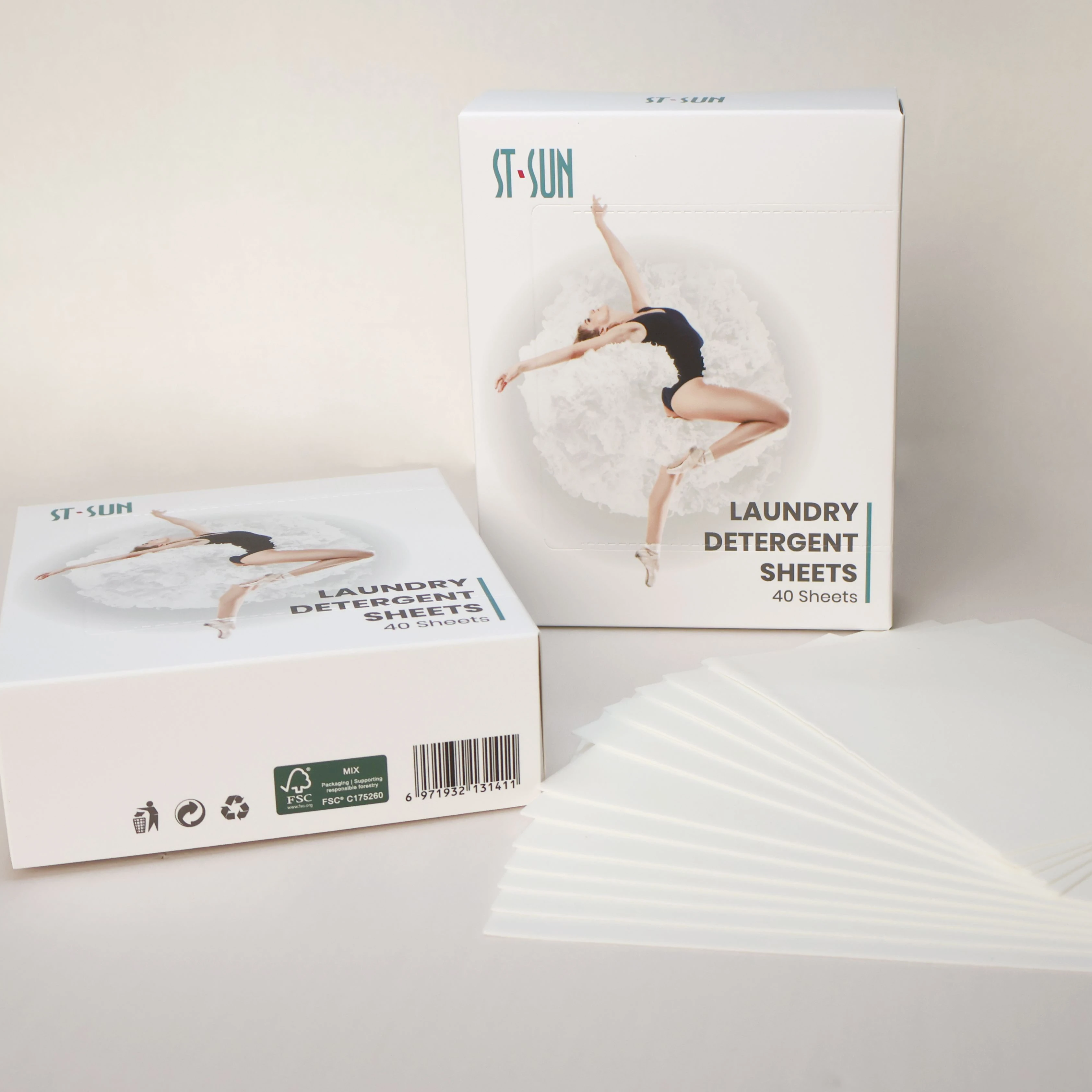 New Product Light Weight Fragrance Nano Technology Apparel Detergent Laundry Detergent Sheet