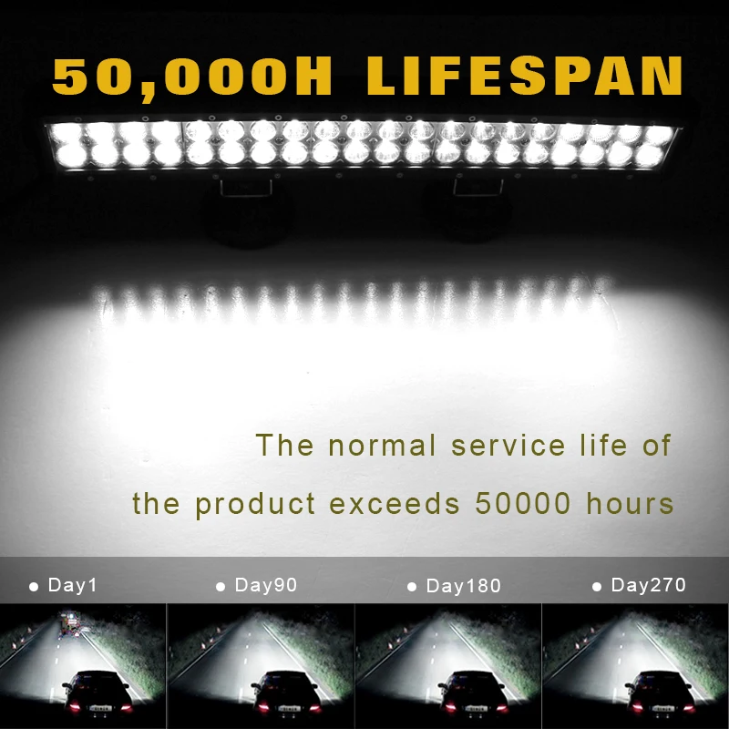 Tuff Plus 12inch 32inc heating lamp led light bars 850nm infrared leds infrared ir led light bar for offroad truck UTV ATV hatch