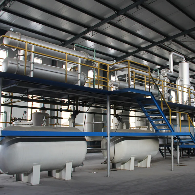 waste oil refined machine recycling equipment waste oil refining plant