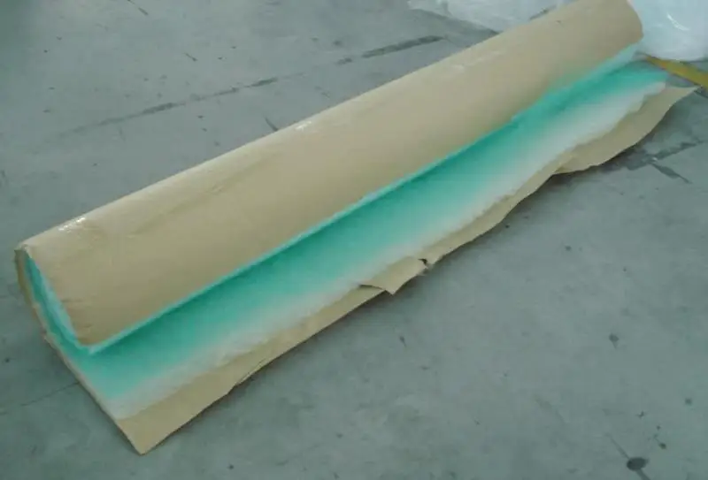 Glass fiber filter spray baking paint room bottom cotton paint fog filter cotton resistance paint net green white