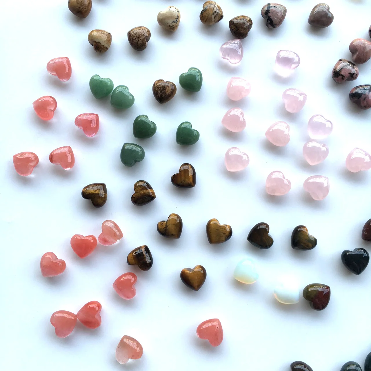 Драгоценный камень, кварцевый кристалл, натуральный розовый кварц, чакра, сердце, кулон для изготовления ювелирных изделий