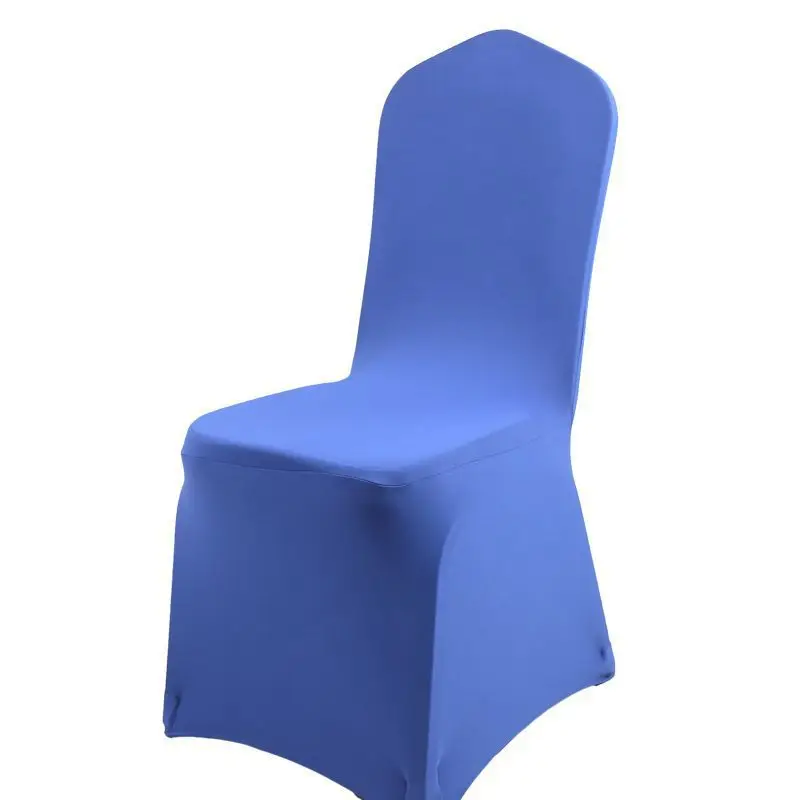 Wholesale white chair covers stretch spandex elastic slipcover for Dining Hotel Banquet wedding cover