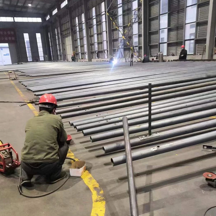 Factory price customized 8 meter height street light pole LED street light RoHS 10 meters lighting pole supplier from China