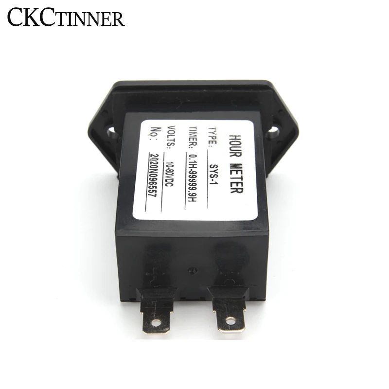 SYS-1 6 цифр DC 10-80V AC 100-250 В час метр цифровой промышленный полный Герметичный кварцевые таймер счетчик механический моточасов