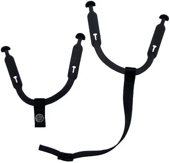 Hockey Ear Sling Loops for Ice Hockey Helmet, Ice Hockey Chin Strap Replacement Parts Ear Sling Loop Repair Kit
