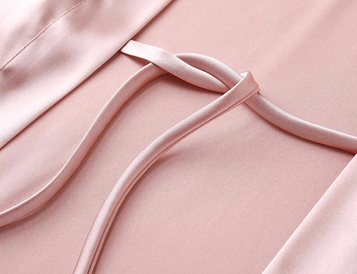 Women Long Sleeves Bridal Robe Customized Solid Satin Oversize Robe Avec Gants Longs Moulante