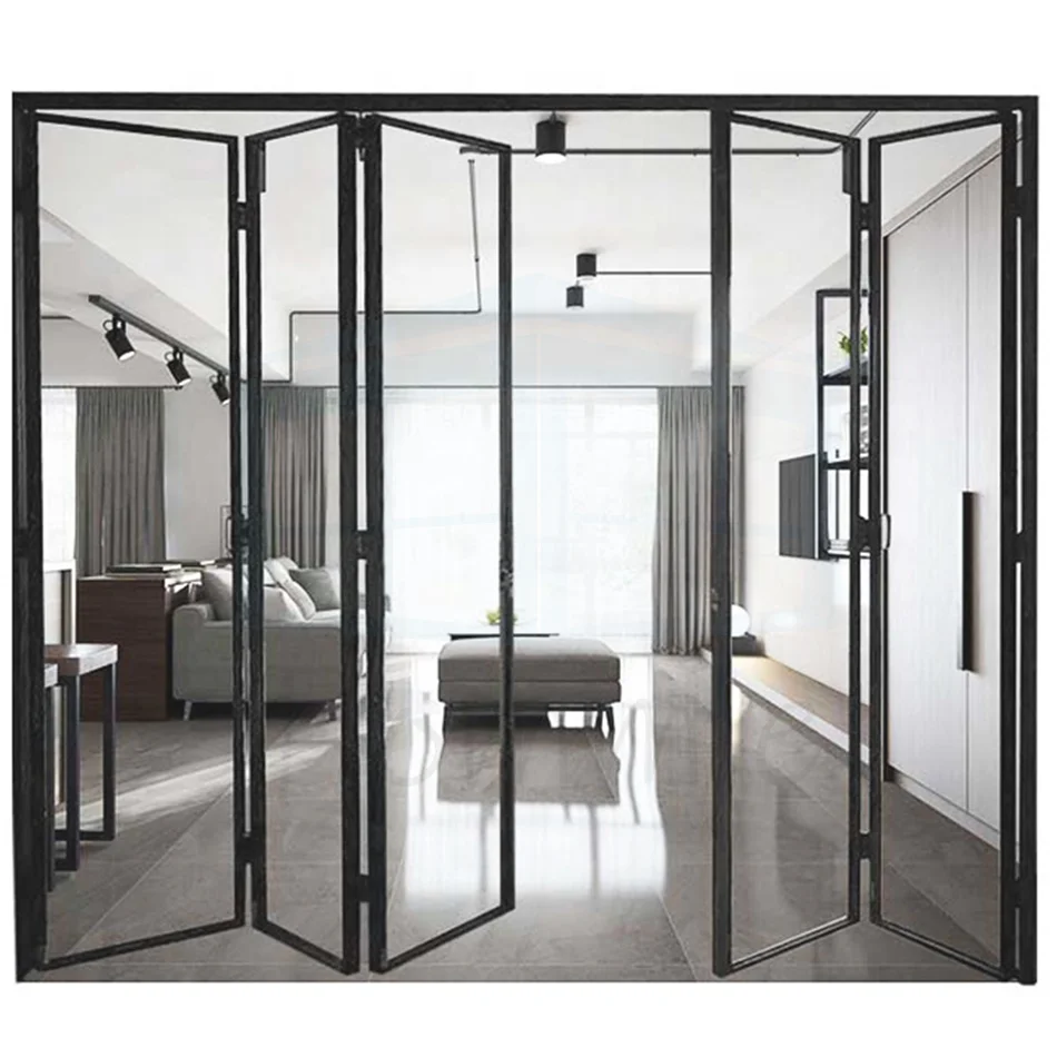 Folding Sliding Door System Aluminum Glass Bifold Bifold Slide In Pocket Door Plantation Shutter Bifold Door