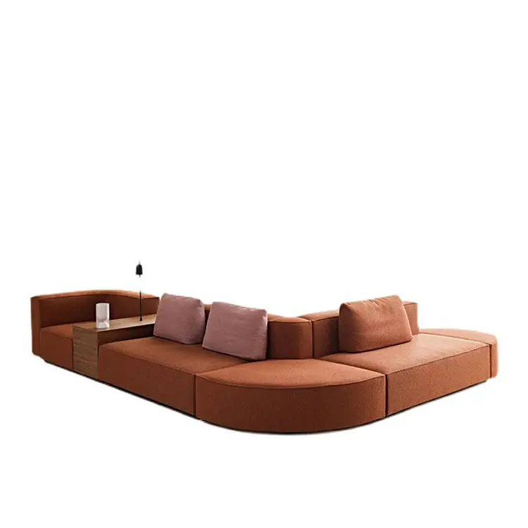 modern hotel lobby sofa set 7 seater fabric brown velvet sectional sofas s shaped sofa set for living room