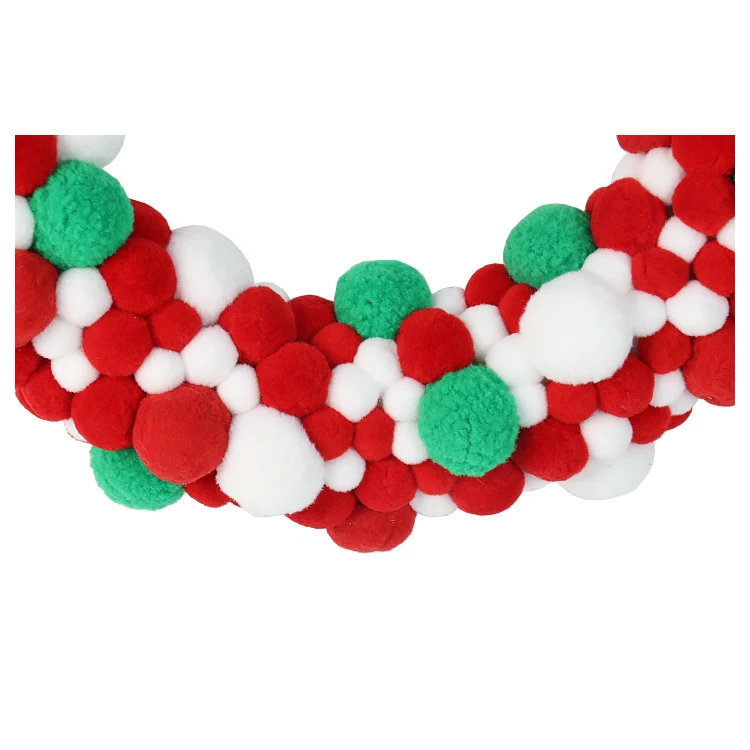 Felt Christmas Wreath Christmas Decoration Felt Wreath/exporter And Producers Of Felt Ball Wreath