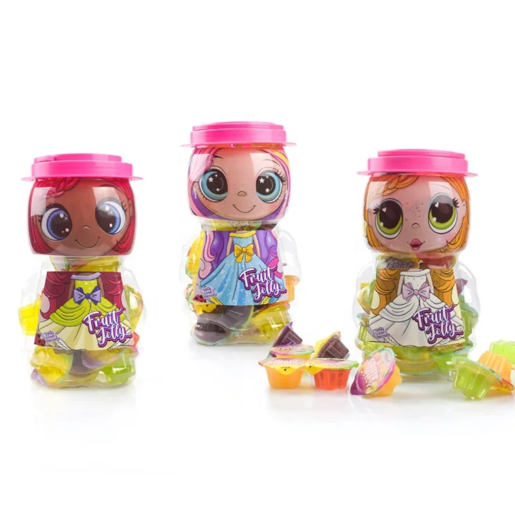 OEM мини-фруктовое желе игрушка банка для девочек Кондитерские конфеты принцессы