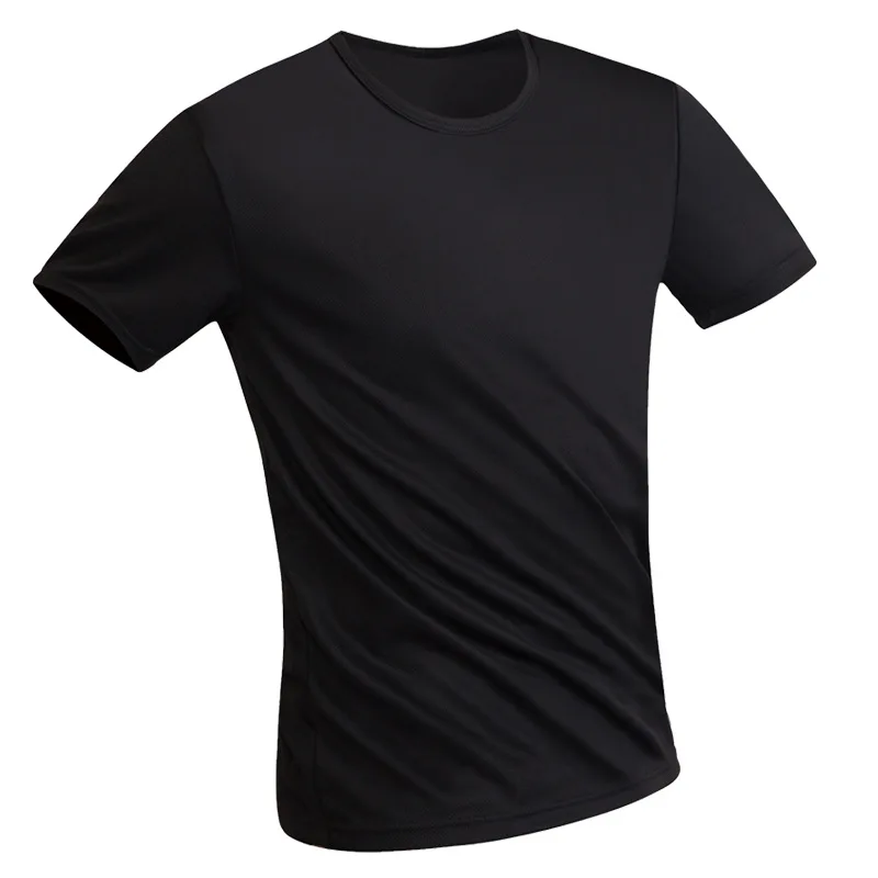 Anti Sweat T Shirt Sweat Proof Shirt Blank Printed T-shirts Water Proof Running Cheap Price Polyester Breathable Quick Dry Mens