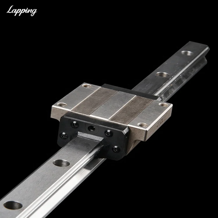 
LSA 15 20 25 30 35 45 55 65mm Horizontal-Mount Ball Bearing Flanged Carriages and Guide Rails 