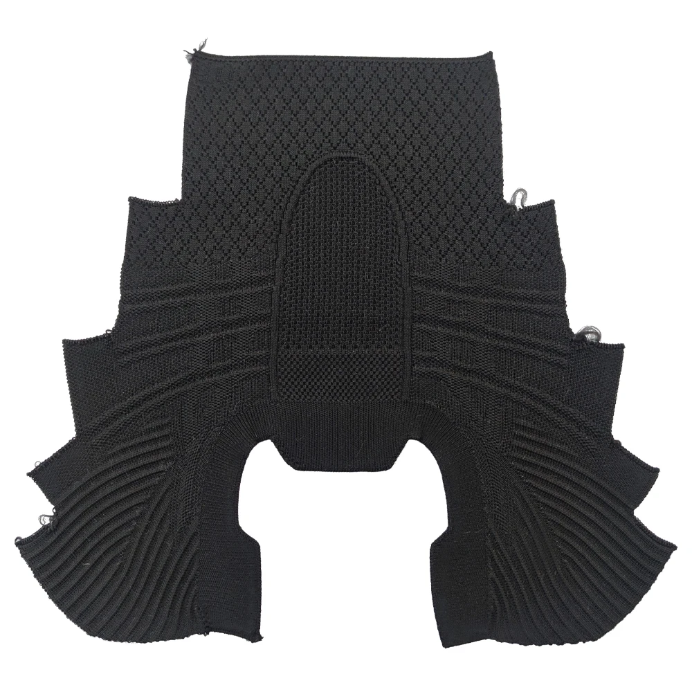 New style Low price mesh vamp 3d fly knit uppers for sports shoes