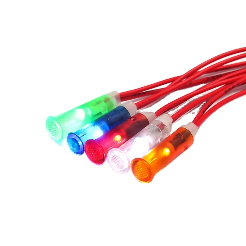 Filn 6MM 750V High-Pressure Transformer LED Mini Indicator Lights IP67 Indicating Light led signal lamp