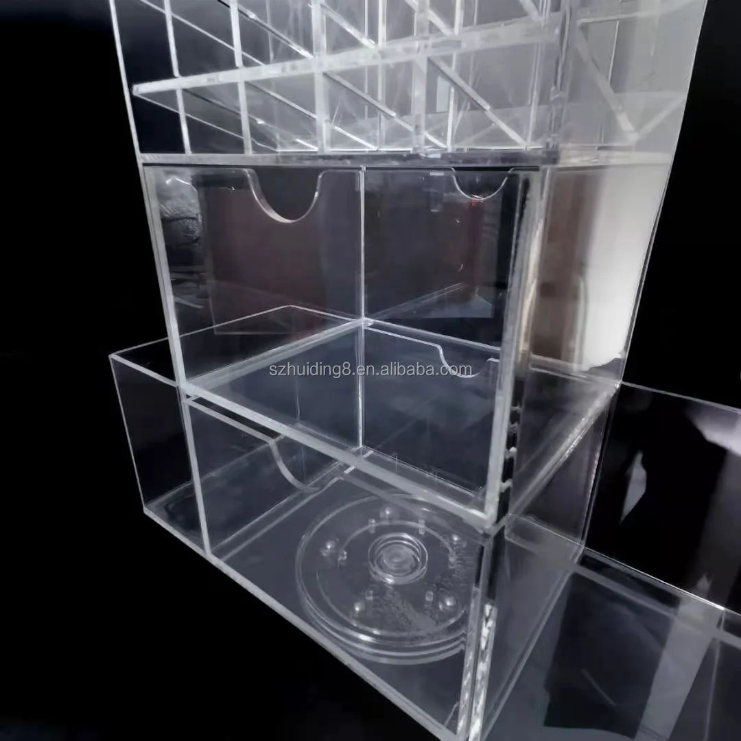 RotataLip gloss lipstick lipstick storage rack Acrylic storage box display rack Desktop cosmetics skin care product storage box