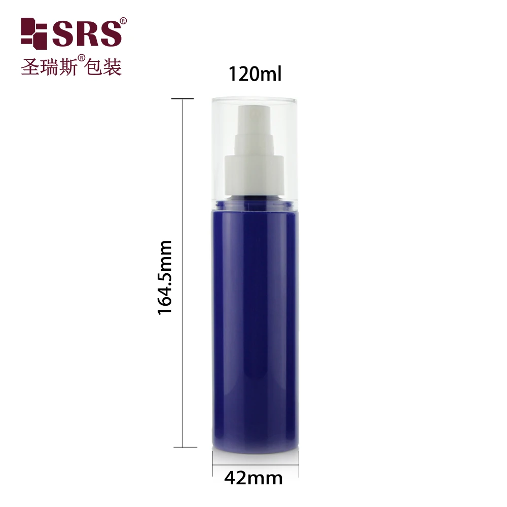 120ml 4 oz Cosmetic Sprayer Air Freshener Luxury Elegant PCR Available PET Mist Spray Bottle