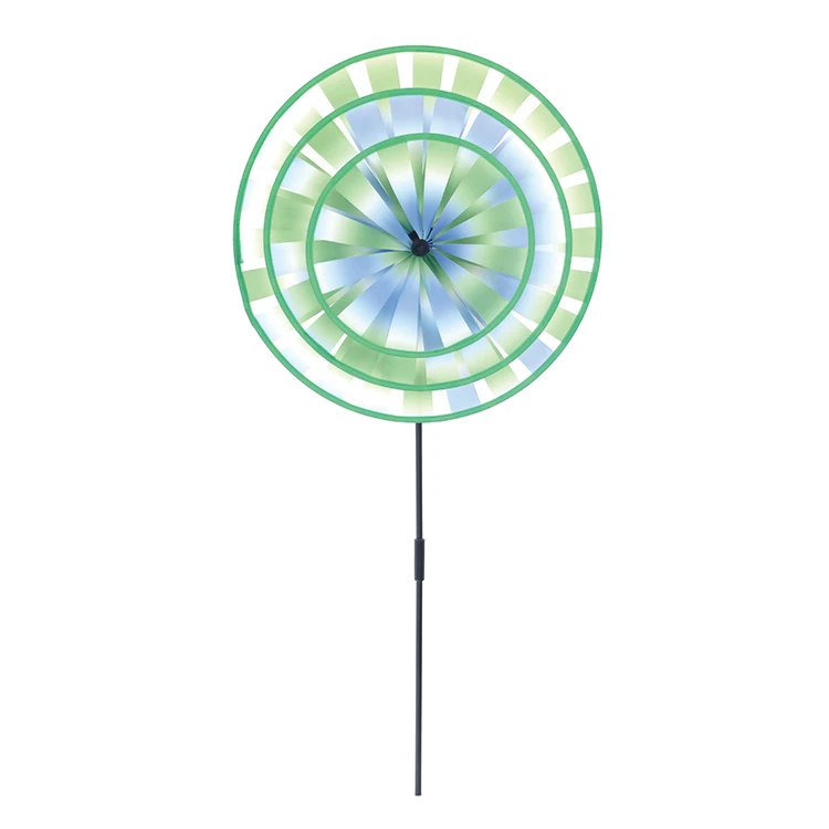 Тартальный три колеса Круглый Ветряная мельница вертушка адаптируемые под требования заказчика Радуга игрушка флюгеры для детей