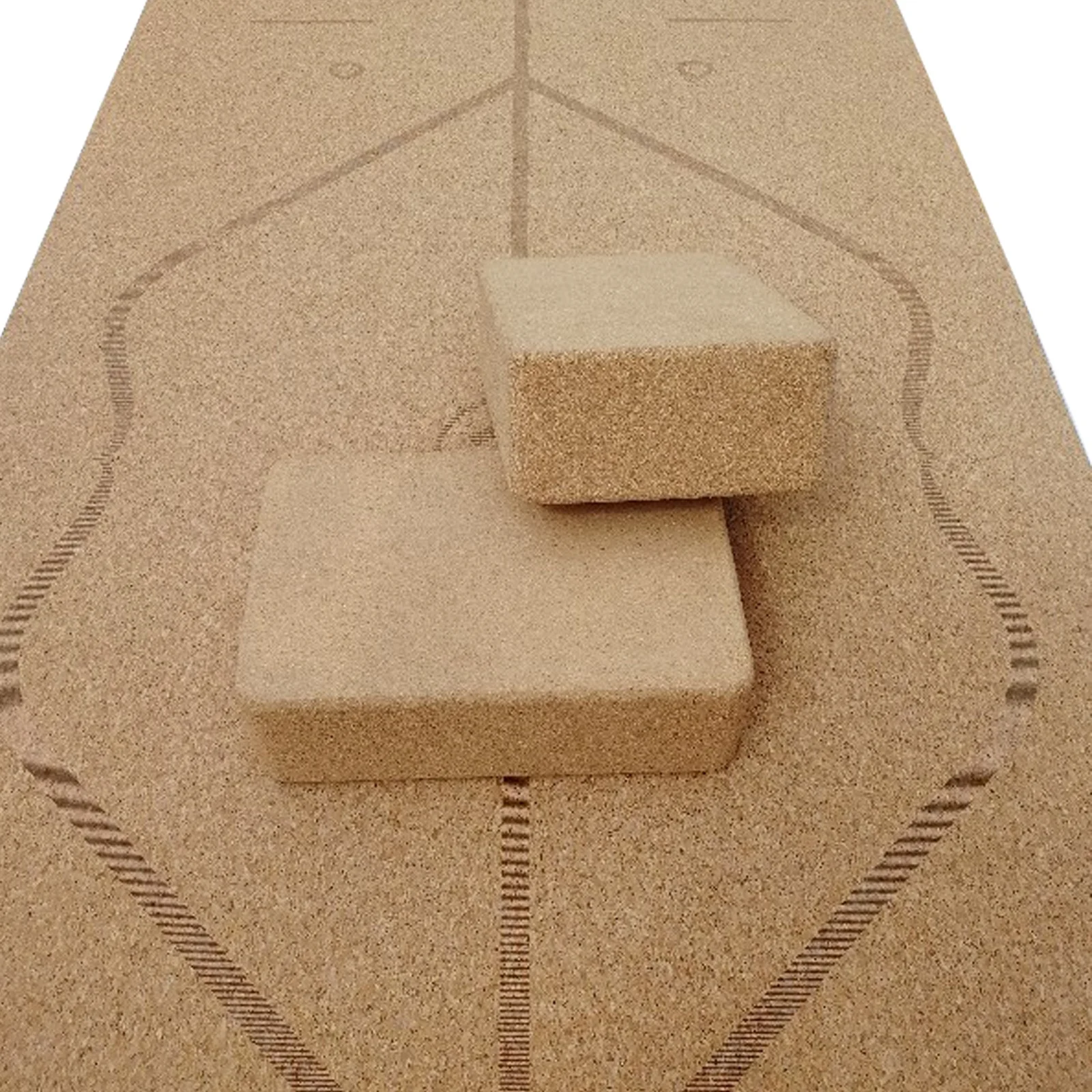 
Natural Yoga Block Cork BRIK Wooden Cusotm Logo Size 3*4.7*9inch 3*6*9inch 4*6*9inch 