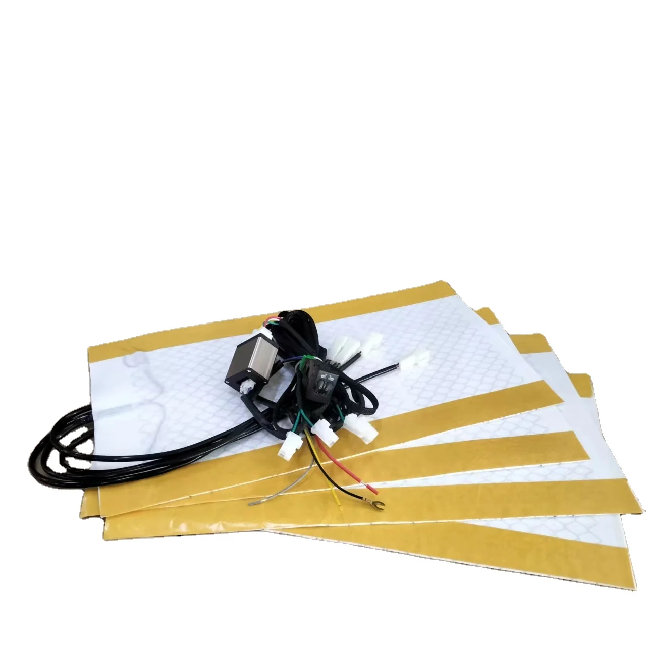 China manufacturer wholesale custom 12v  CE electric  auto 2 seats carbon fiber seat heating with switch