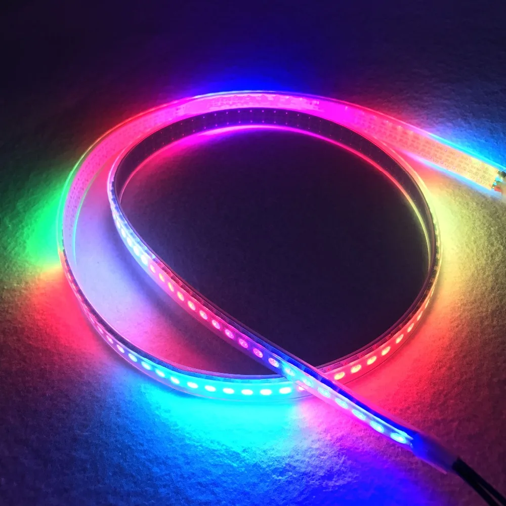 Addressable LED Pixel Strip Light GS8208 DC12V 30leds 60leds 144leds RGB IP20 IP65 IP67 Outdoor Decoration For Bar KTV Light