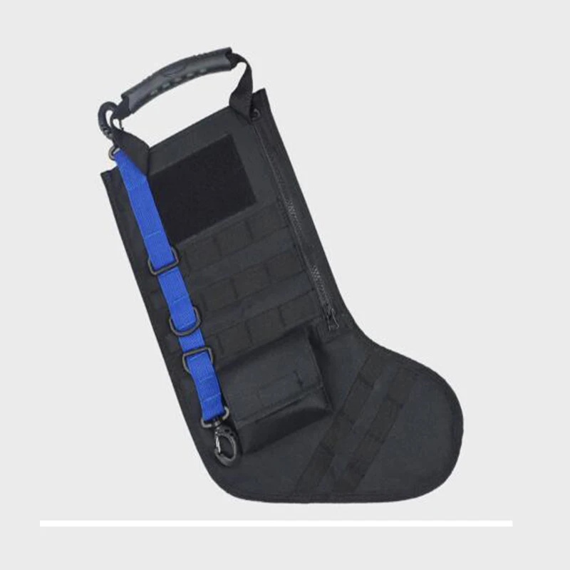 Hot Sale Design Perfect Mantel Decoration Fishing Tactical Christmas Stocking With Molle Gear