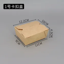 Полиэтиленовая бумага для выноса, коробка из крафт-бумаги коричневого и коричневого цвета, коробки для еды и ланча