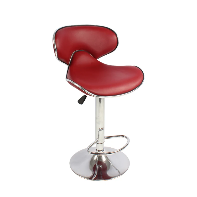 Hot Selling PU Leather Commercial Bar Furniture High Quality Wooden Bar Stool Chair