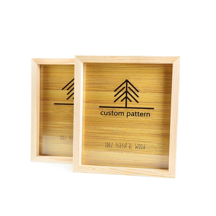 High Quality Home Decor Art Wooden Decoration Wall Hanging Natural Picture Photo Wood Frame