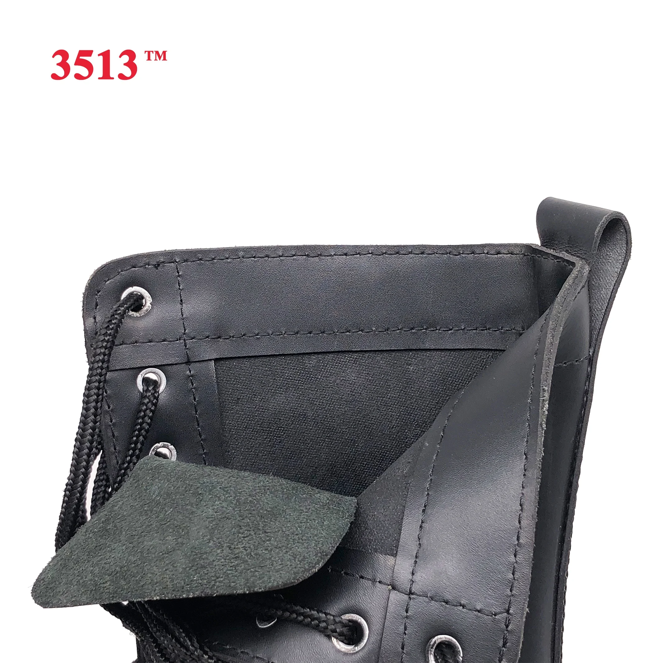 men leather army combat boots black original swat tactical boots goodyear