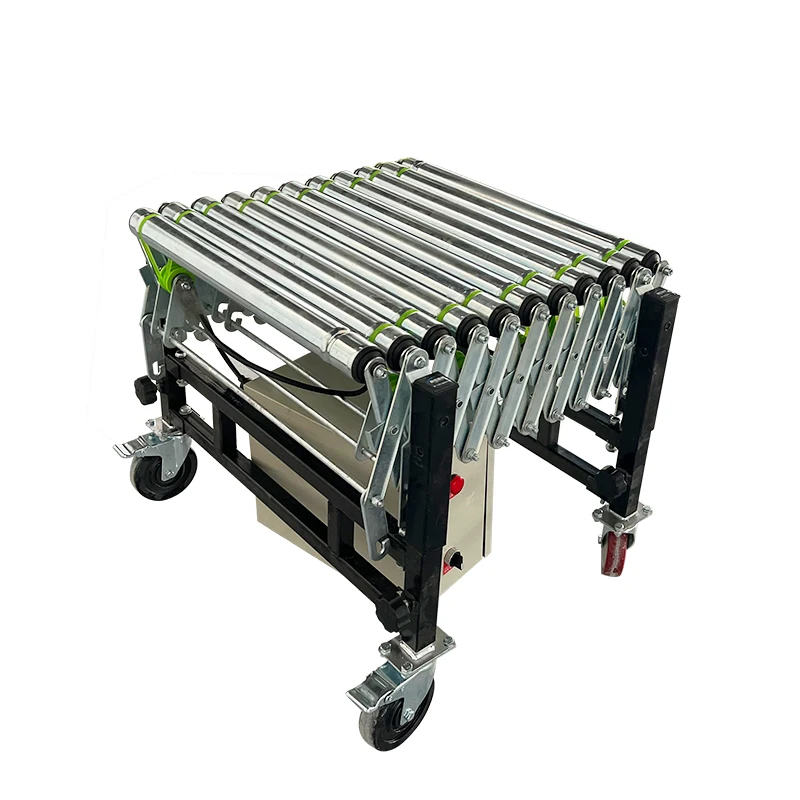 LIANGZO OEM/ODM extendable standard flexible motorized electric telescopic automated industrial power packing roller conveyor
