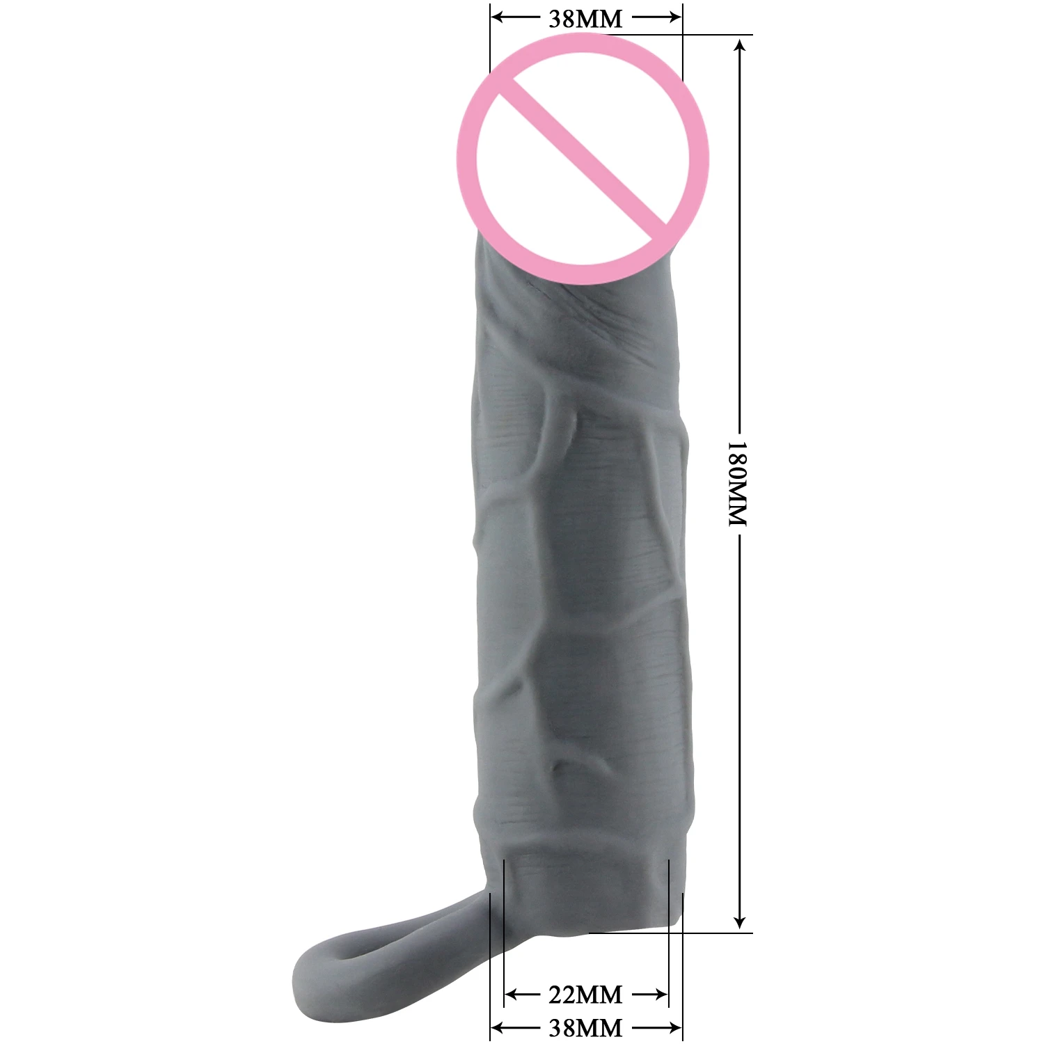 Soft Liquid Penis Sleeve Male Penis Enlarger Penis Sleeve Dildo Lengthen Sleeve